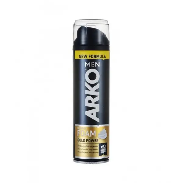 فوم اصلاح آرکو مدل Arko Shaving Foam Gold Power حجم 200 میل