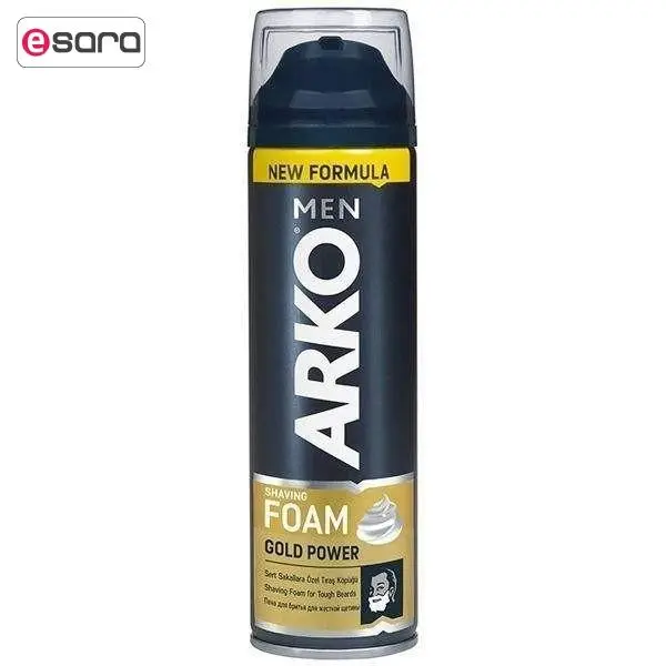 فوم اصلاح آرکو مدل Arko Shaving Foam Gold Power حجم 200 میل