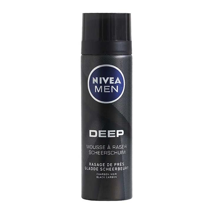 فوم اصلاح نیوآ مدل Deep Black Carbon حجم 200 میل