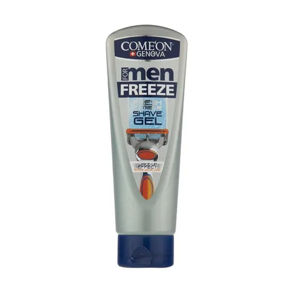 ژل اصلاح مردانه کامان مدل freez حجم 200 میل