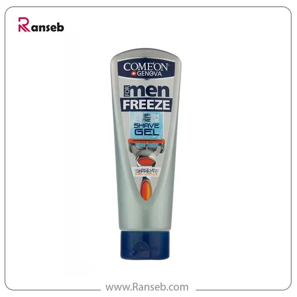 ژل اصلاح مردانه کامان مدل freez حجم 200 میل