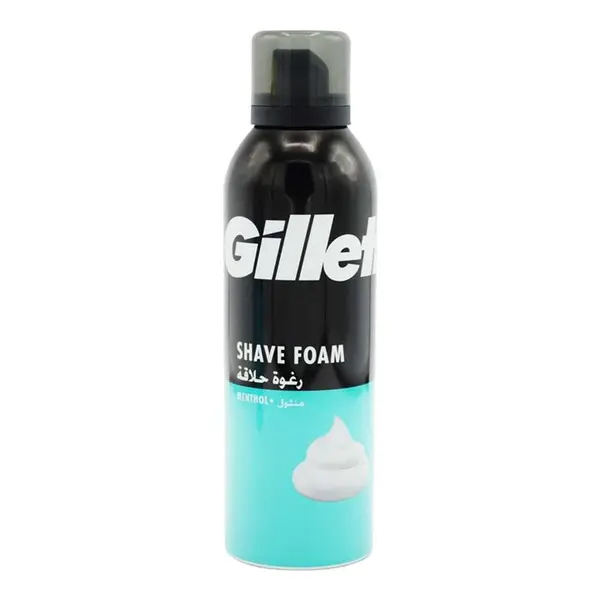 فوم اصلاح ژیلت مدل Menthol حجم 200 میلی لیتر - 2