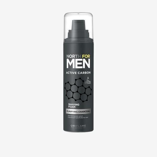 فوم اصلاح اکتیو کربن نورث فورمن اوریفلیم ORIFLAME NORTH FOR MEN Active Carbon Shaving Foam