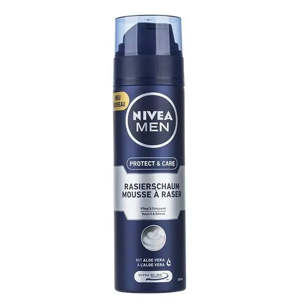 ژل اصلاح مردانه نیوآ مدل Protect And Care حجم 200 میلی لیتر