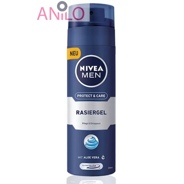 ژل اصلاح مردانه نیوآ مدل Protect And Care حجم 200 میلی لیتر