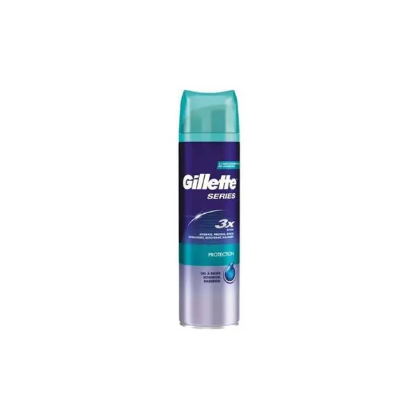 ژل اصلاح ژیلت مدل Protection 3X حجم 200 میلی لیتر