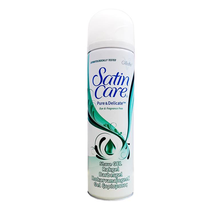 ژل اصلاح زنانه ژیلت سری Satin Care حجم 200 میلی لیتر