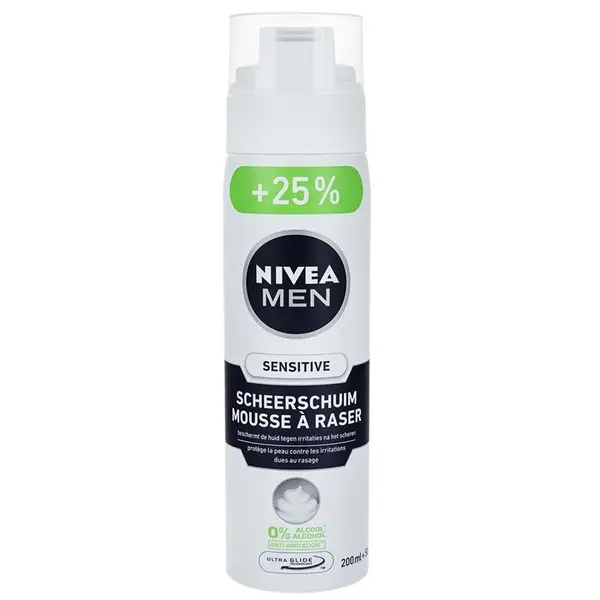فوم اصلاح نیوا برای پوست حساس Sensitive 200ml – آلمانی