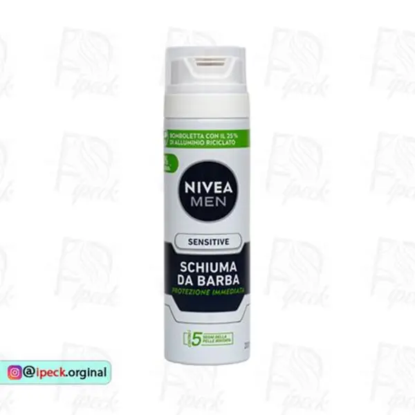 فوم اصلاح نیوا برای پوست حساس Sensitive 200ml – آلمانی