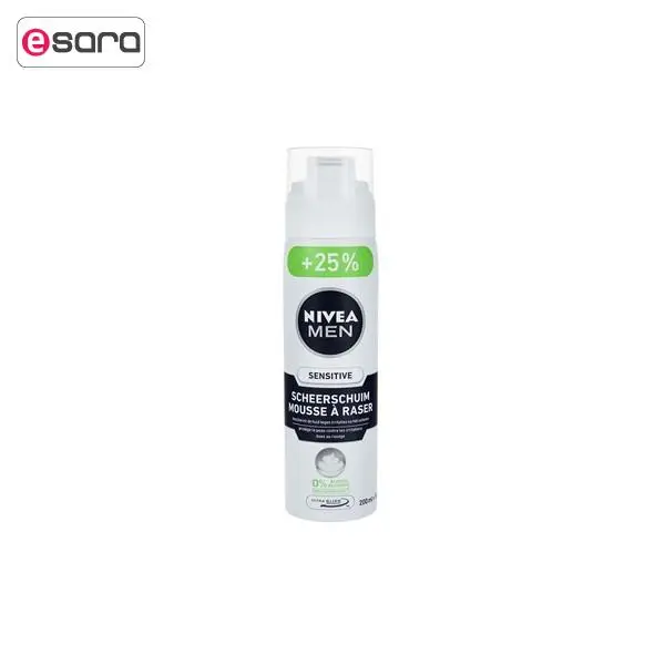 فوم اصلاح نیوا برای پوست حساس Sensitive 200ml – آلمانی