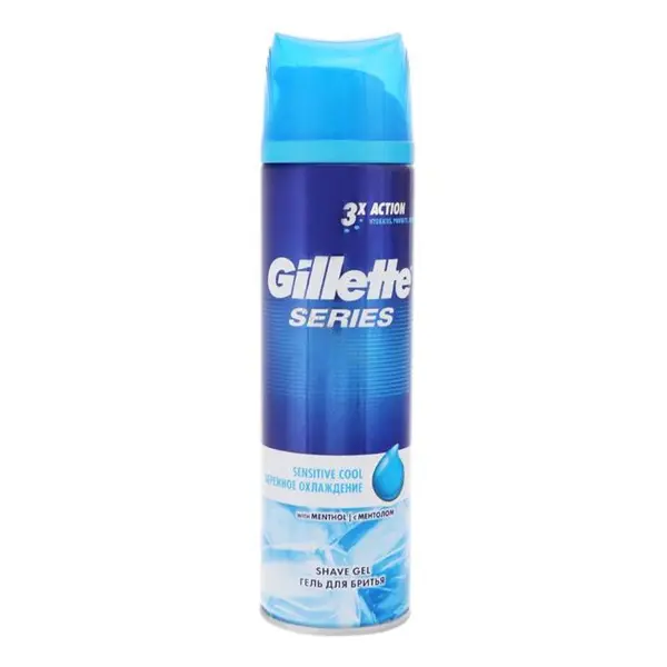 ژل اصلاح ژیلت مدل SENSITIVE COOL حجم 200 میلی لیتر