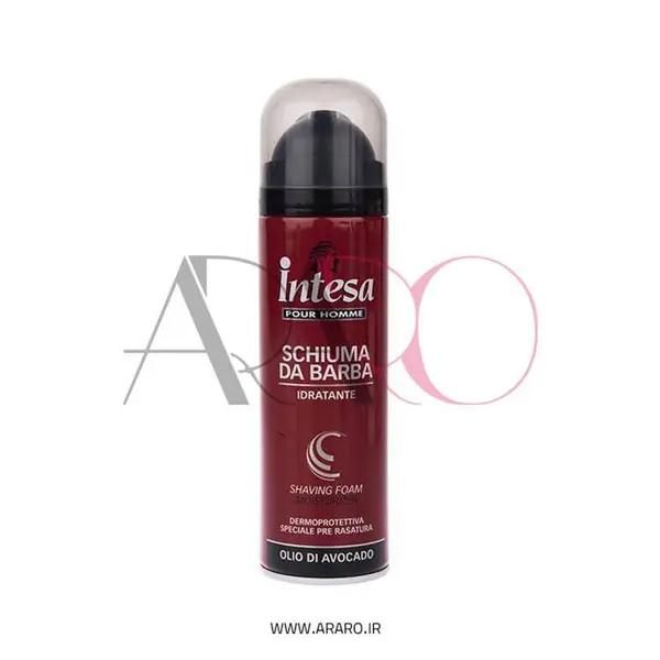 فوم اصلاح مردانه اینتسا مدل Avocado Oil حجم 300 میلی لیتر