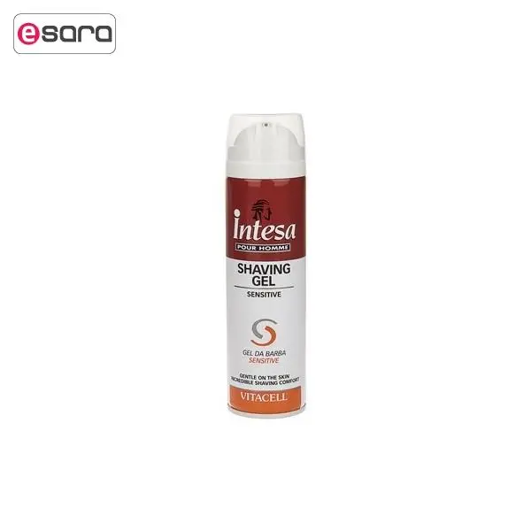 ژل اصلاح مردانه اینتسا مدل Vitacell حجم 200 میلی لیتر