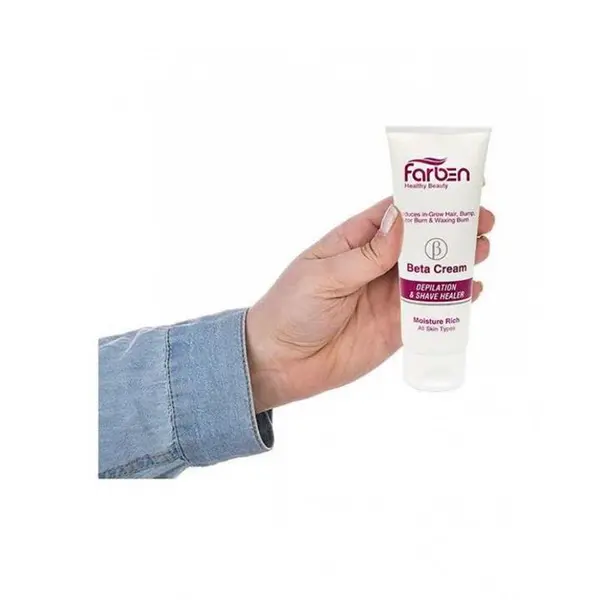 کرم بعد اصلاح و اپیلاسیون فاربن سری Moisture Rich مدل Beta حجم 75 میلی لیتر