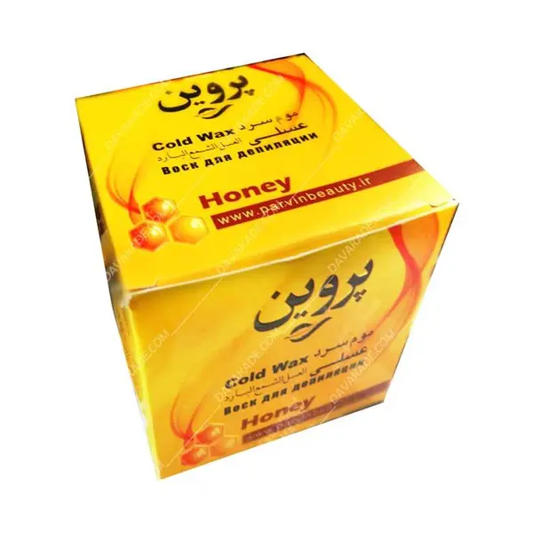 موم سرد عسلی پروین وزن 300 گرم