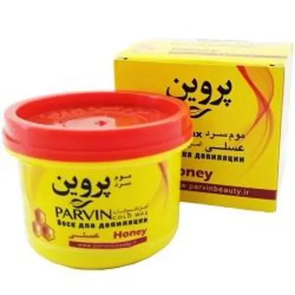 موم سرد عسلی پروین وزن 300 گرم