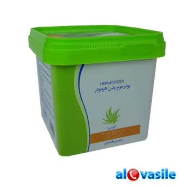 پودر موبر بدن حاوی عصاره آلوئه ورا هرمودر 300 گرم