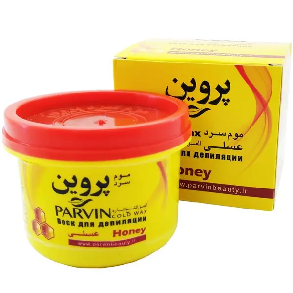 موم سرد عسلی پروین وزن 300 گرم