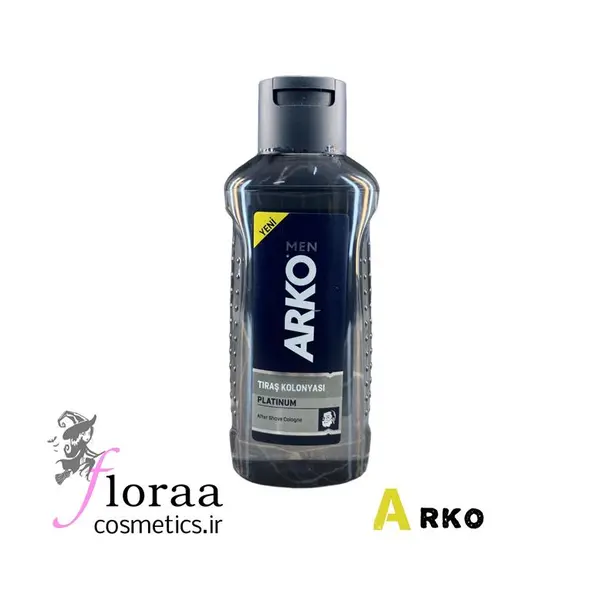 افتر شیو ادکلنی مدل پلاتینیوم  آرکو ARKO  حجم 225 میلی لیتر