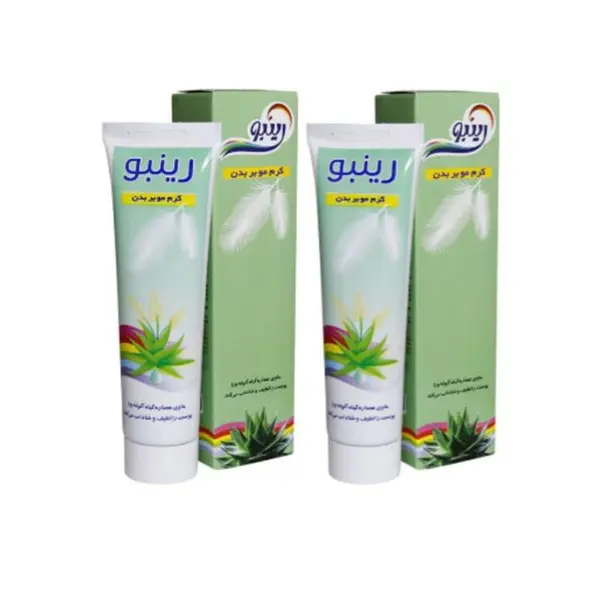 کرم واسپری موبر بدن رینبو مدل DEPILATORY CREAM حجم 100 میلی لیتر