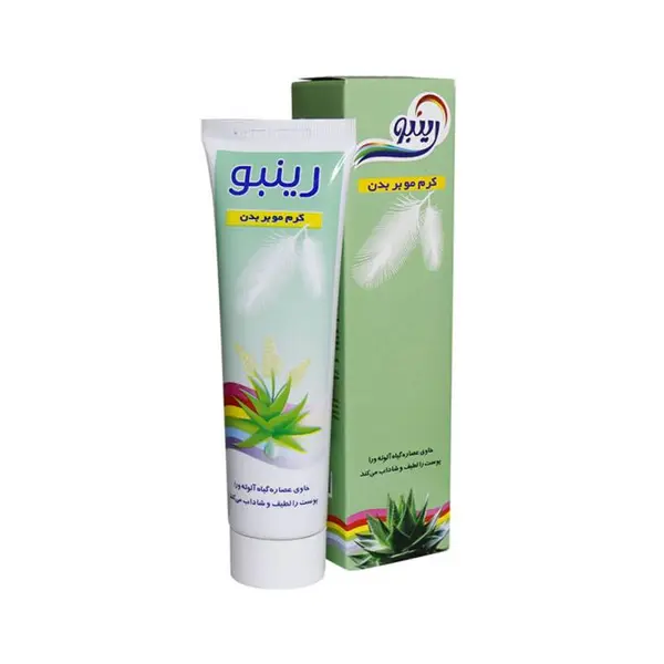 کرم واسپری موبر بدن رینبو مدل DEPILATORY CREAM حجم 100 میلی لیتر