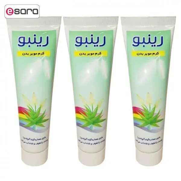 کرم واسپری موبر بدن رینبو مدل DEPILATORY CREAM حجم 100 میلی لیتر