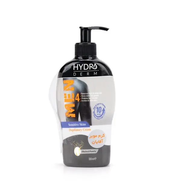 کرم موبر بدن آقایان مناسب پوست‌های حساس هیدرودرم Hydroderm