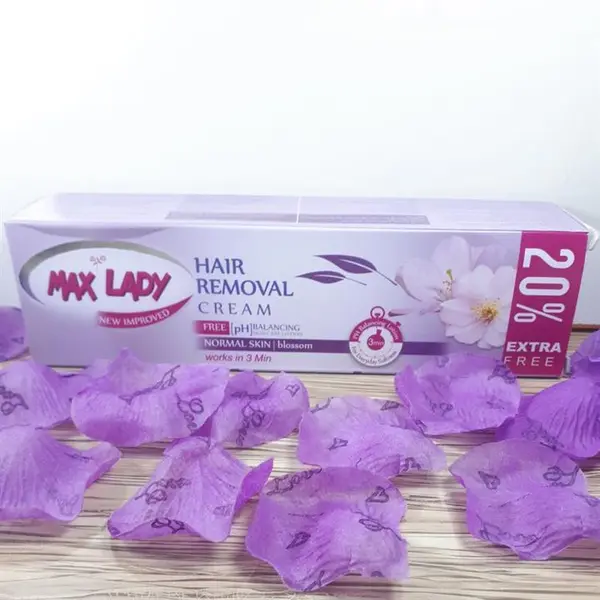 کرم موبر بدن مکس لیدی MAX LADY رایحه شکوفه بهاری حجم 100 میل