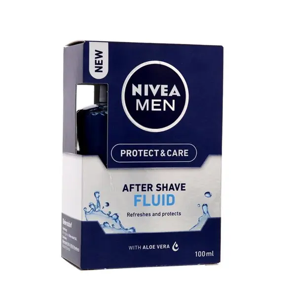 افتر شیو PROTECT & CARE نیوآ مدل FLUID حجم 100 میلی لیتر
