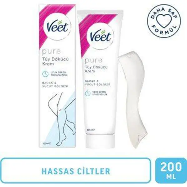 کرم موبر بدن ویت مدل PURE برای همه نوع پوست حجم 200 میل