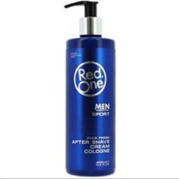 کرم افترشیو red one آبی مدل COLOGNE SPORT حجم 400 میل