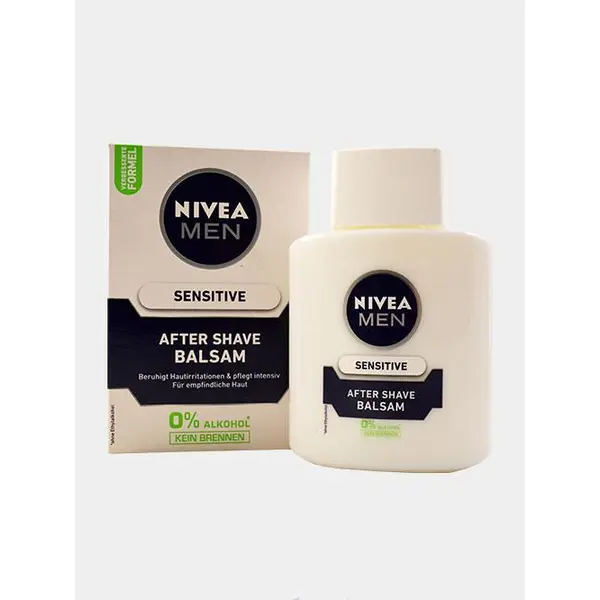 افتر شیو مردانه نیوآ مدل Sensitive حجم 100 میلی لیتر Nivea Sensitive Post Shave Balm For Men 100ml