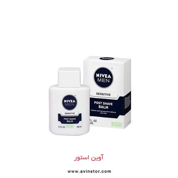بالم افترشیو نیوا مدل Sensitive Cool حجم 100 میل NIVEA MEN