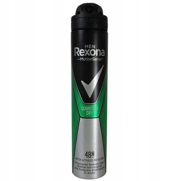 اسپری خوشبوکننده مردانه 200 میل QUANTUM DRY برند رکسونا
