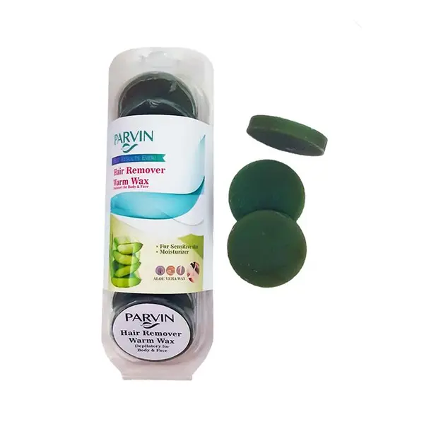 موم سکه ای 20گرمی عسل پروین 10 عددی Parvin Hony Coin Wax 20 Gr