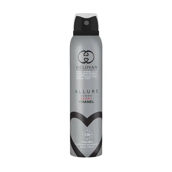 اسپری خوشبو کننده بدن مردانه دلوان مدل ALLURE HOMME SPORT CHANEL حجم 200 میلی لیتر