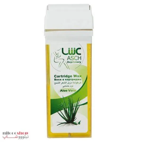 موم سرد خشابی عش مدل Aloevera مقدار 150 گرم Ash Aloevera Cartridge Cold Wax 150gr