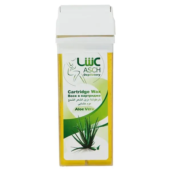 موم سرد خشابی عش مدل Aloevera مقدار 150 گرم Ash Aloevera Cartridge Cold Wax 150gr