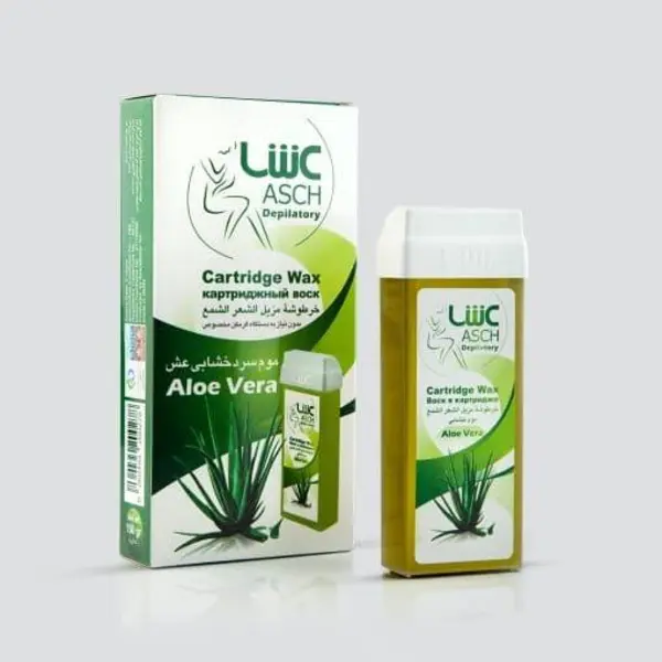موم سرد خشابی عش مدل Aloevera مقدار 150 گرم Ash Aloevera Cartridge Cold Wax 150gr