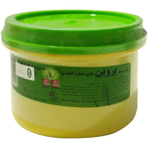 موم سرد پروین مدل آلوئه ورا Aloevera حجم 750 گرم Parvin Aloevera Cold Wax 750gr