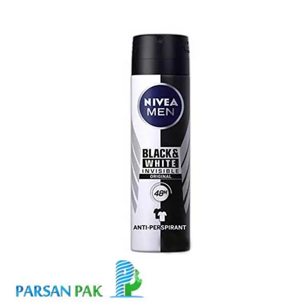 اسپری مردانه نیوآ لباس سیاه و BLACK & WHITE original حجم 150 میل
