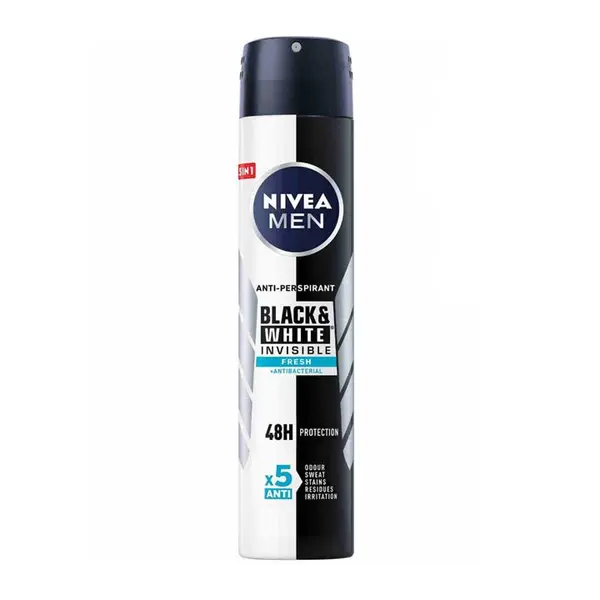 اسپری مردانه نیوآ لباس سیاه و BLACK & WHITE original حجم 150 میل