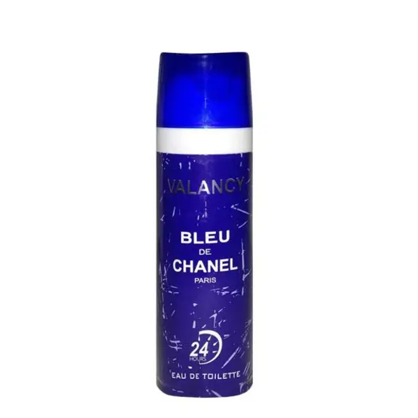 اسپری خوشبو کننده بدن مردانه والانسی مدل Bleu De Chanel حجم 200 میلی لیتر