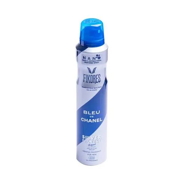 نانو اسپری مردانه فیکورس مدل Bleu De Chanel حجم 200 میلی لیتر