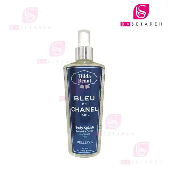 اسپری خوشبو کننده و آبرسان بدن مردانه هیلدا بیوتی مدل Bleu de Chanel Paris حجم 250 میلی لیتر