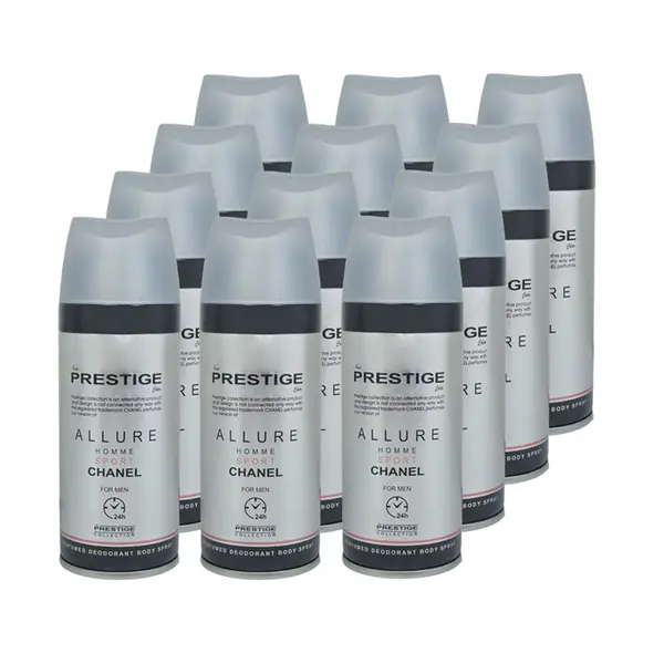 اسپری خوشبو کننده بدن مردانه پرستیژ مدل Chanel Allure Homme Sport حجم 150 میلی لیتر