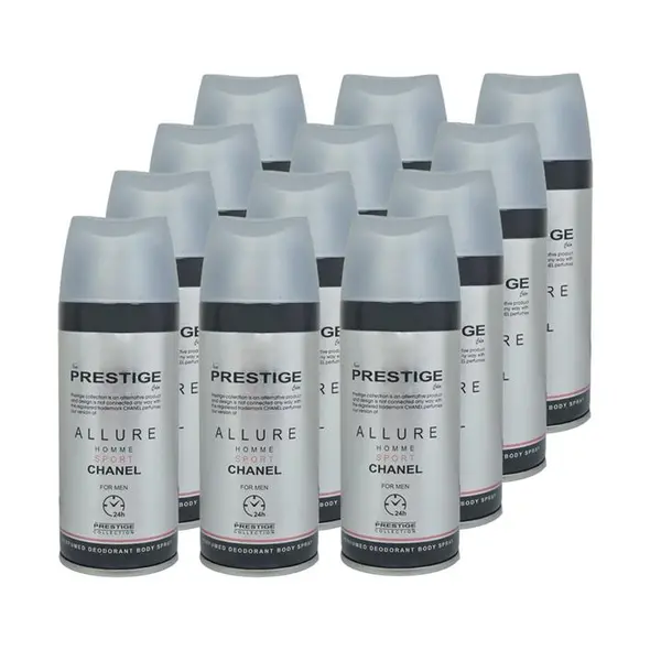 اسپری خوشبو کننده بدن مردانه پرستیژ مدل Chanel Allure Homme Sport حجم 150 میلی لیتر