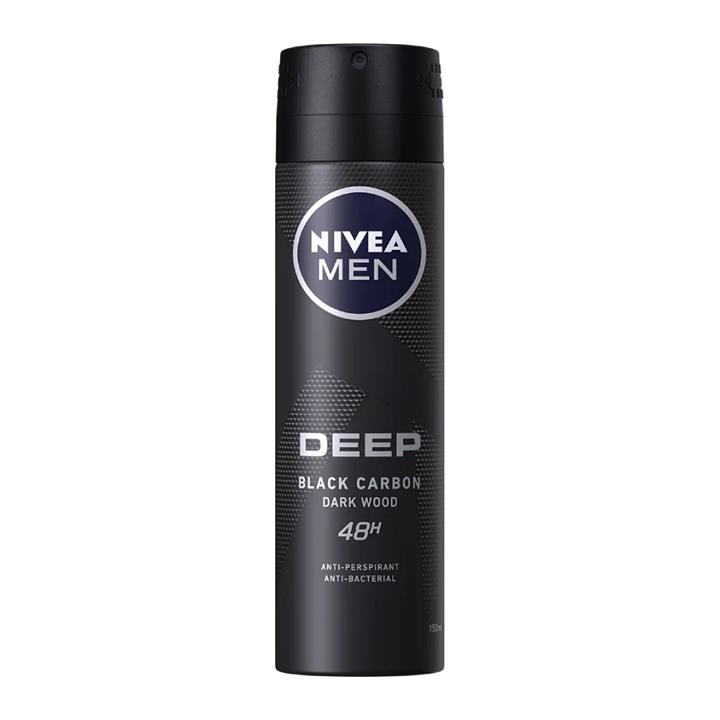 اسپری مردانه دیپ بلک کربن نیوآ Deep Black Carbon NIVEA