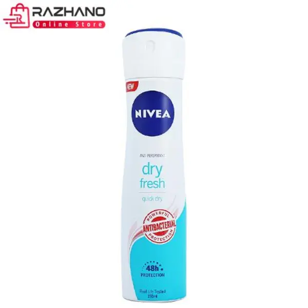 اسپری مردانه نیوا مدل DRY FRESH حجم 150 میل NIVEA