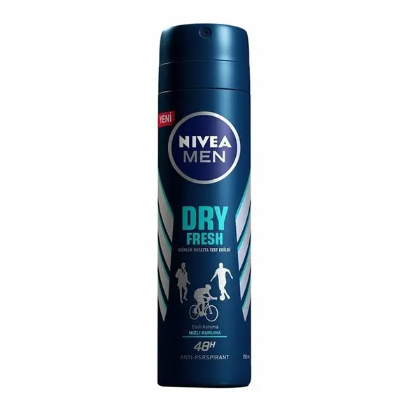 اسپری مردانه نیوا مدل DRY FRESH حجم 150 میل NIVEA